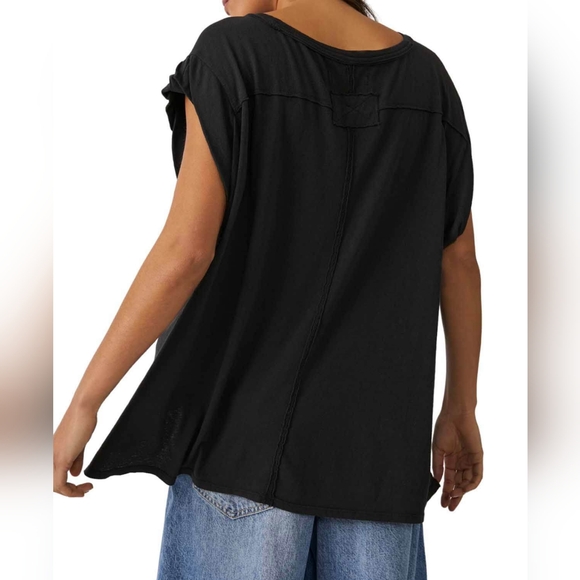 FREE PEOPLE We The Free Naomi Tee NWT - Picture 5 of 12